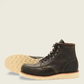 8890 - Red Wing Heritage Men's 6 Inch Classic Moc Toe Charcoal Rough and Tough