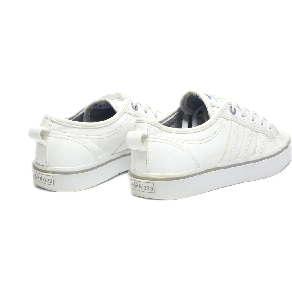 Adidas Nizza Low-Top Sneakers Leather White Colour For Women