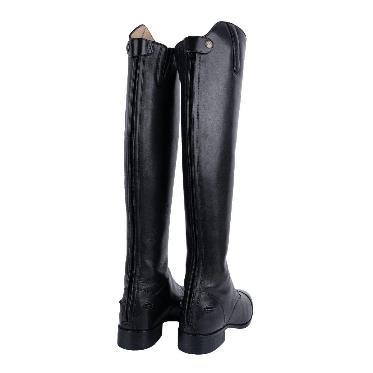 Ariat Challenge Contour Riding High Boots Leather Black Colour For Women