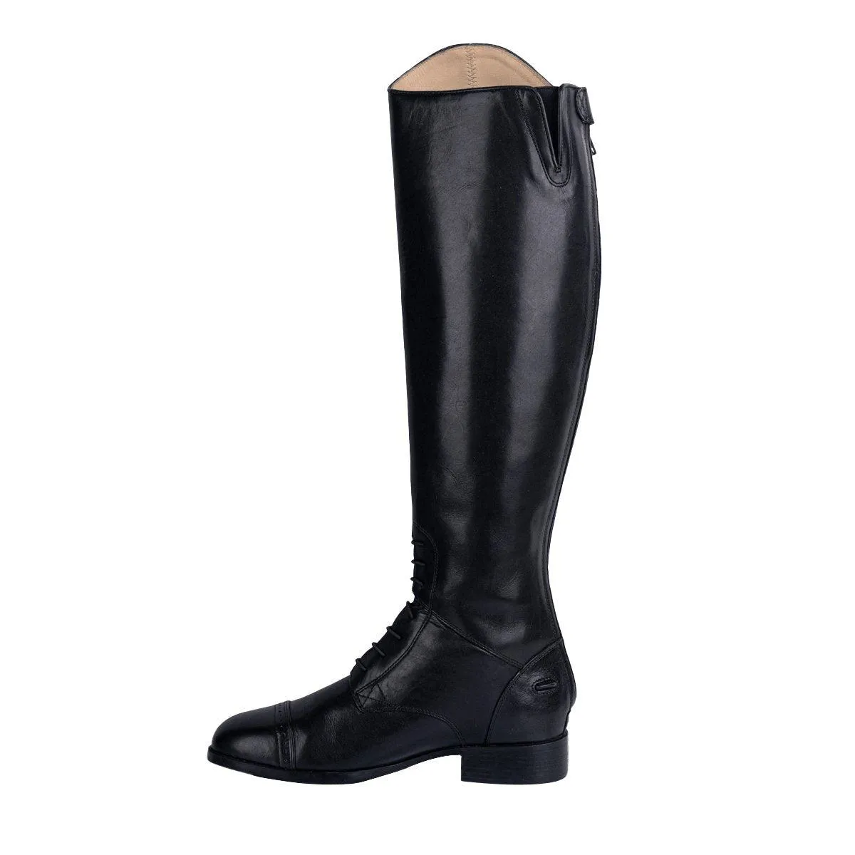 Ariat Challenge Contour Riding High Boots Leather Black Colour For Women