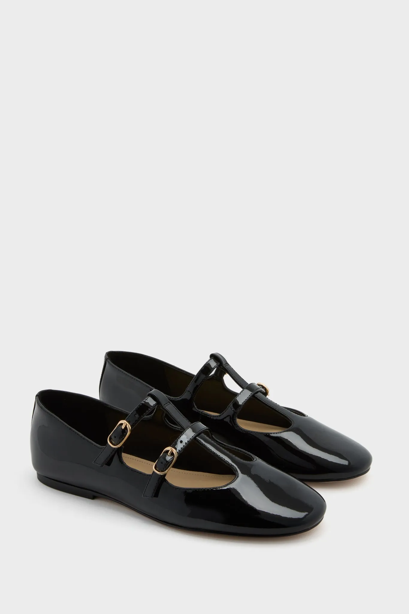 Black Evie Flats