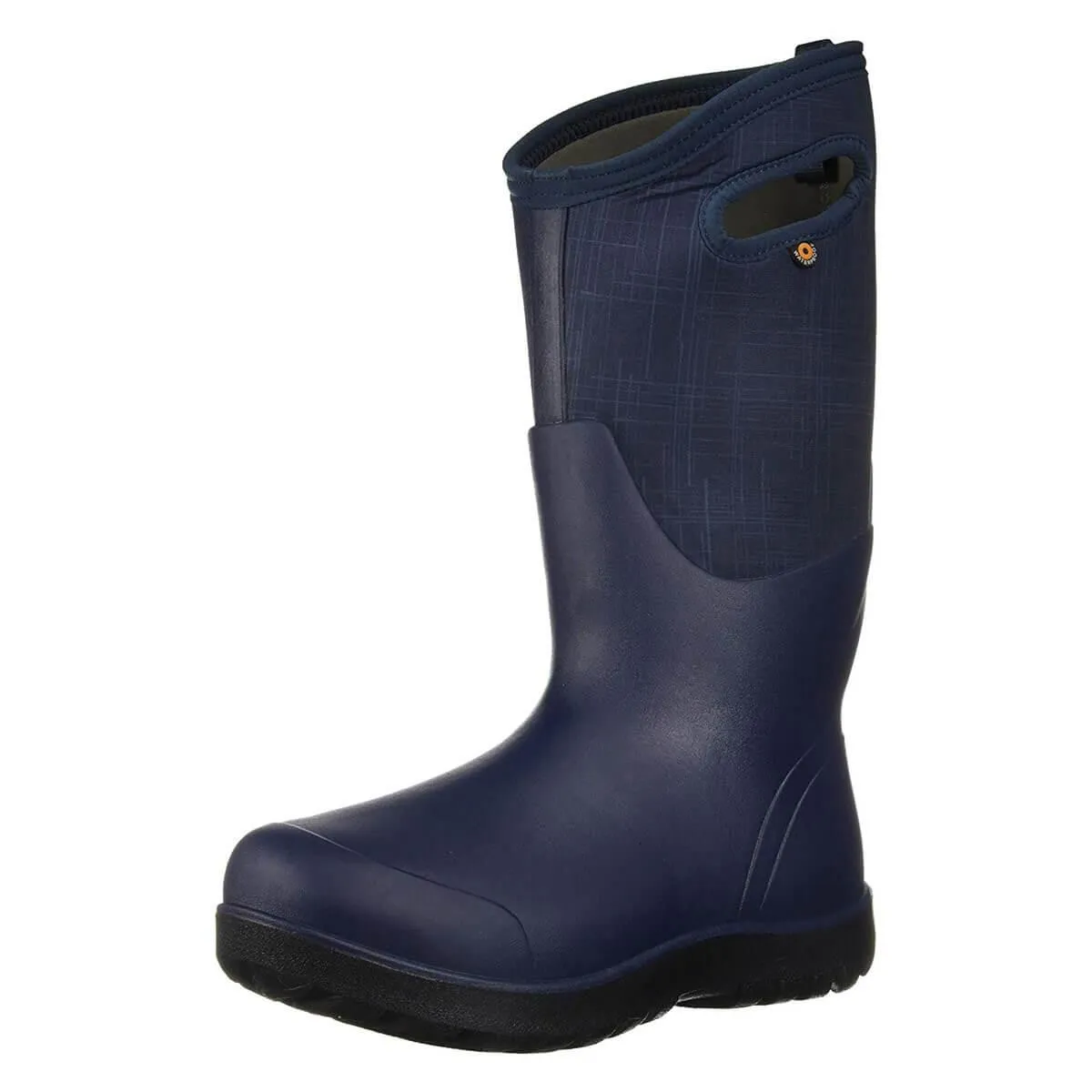 Bogs Women's Insulated Boots - Neo-Classic Dark Blue Multi Tall Linen | 72253-469