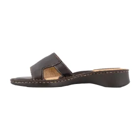 Born Flat Sandals Leather Brown Colour For Women