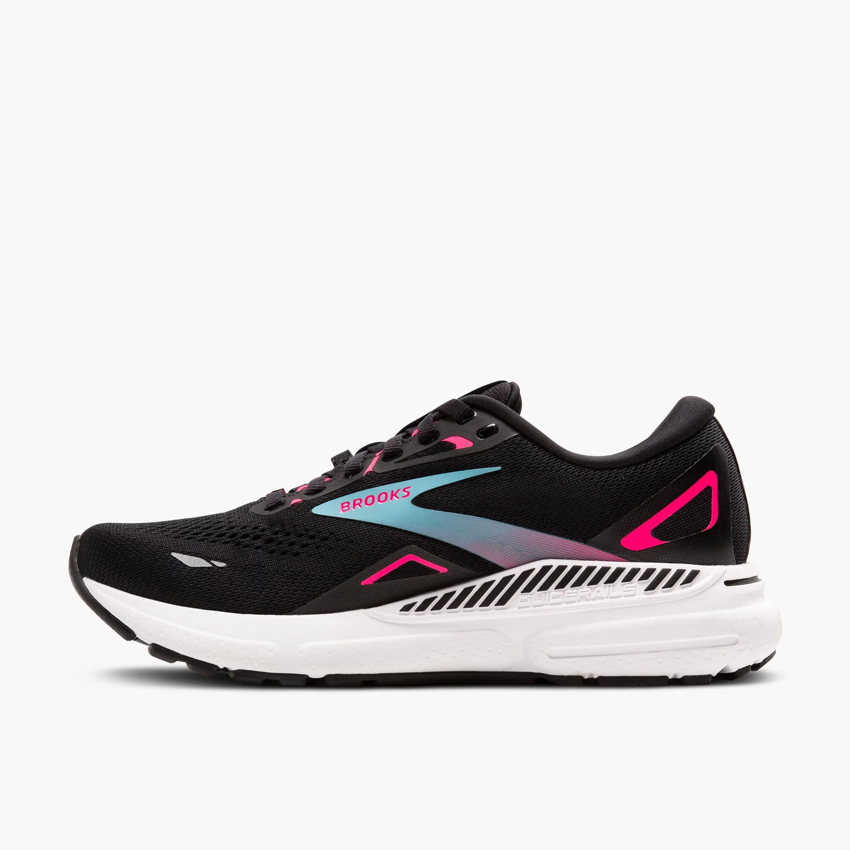 Brooks Women's Adrenaline GTS 23 GORE-TEX Running Shoes Black / Knockout Pink / Aqua