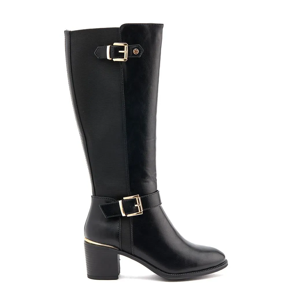 Buckled Long Boots - WOIL40009 / 326 107