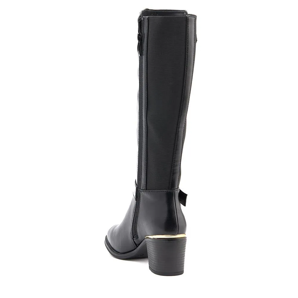 Buckled Long Boots - WOIL40009 / 326 107