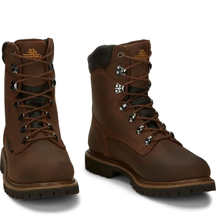 Chippewa Men's Birkhead 8" Soft Toe WP 400G Ins Lace-Up Work Boot - 55068