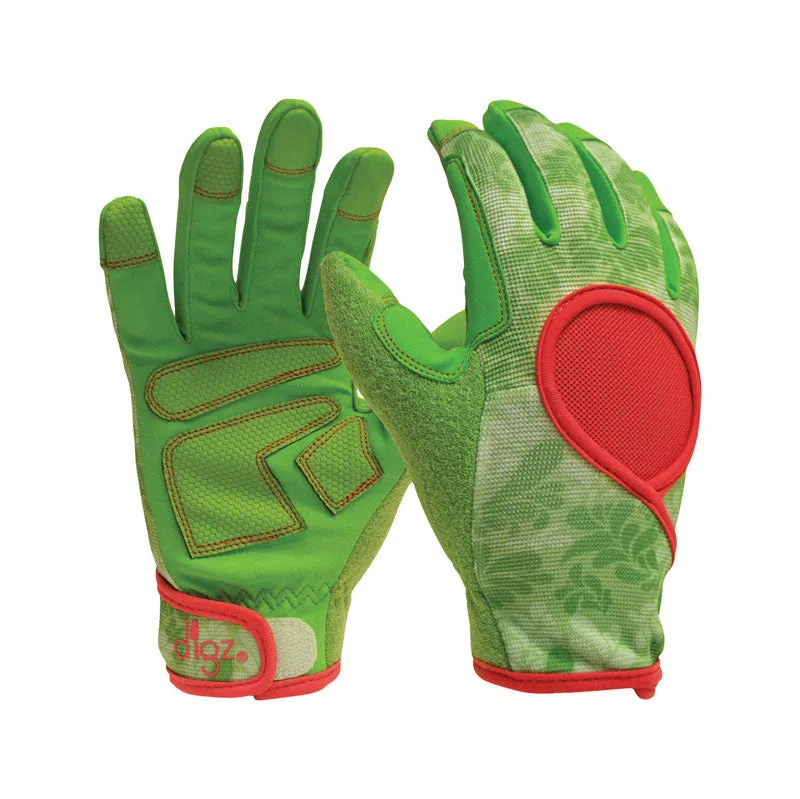 Digz Signature Women's Indoor/Outdoor Gardening Gloves Green L 1 pk