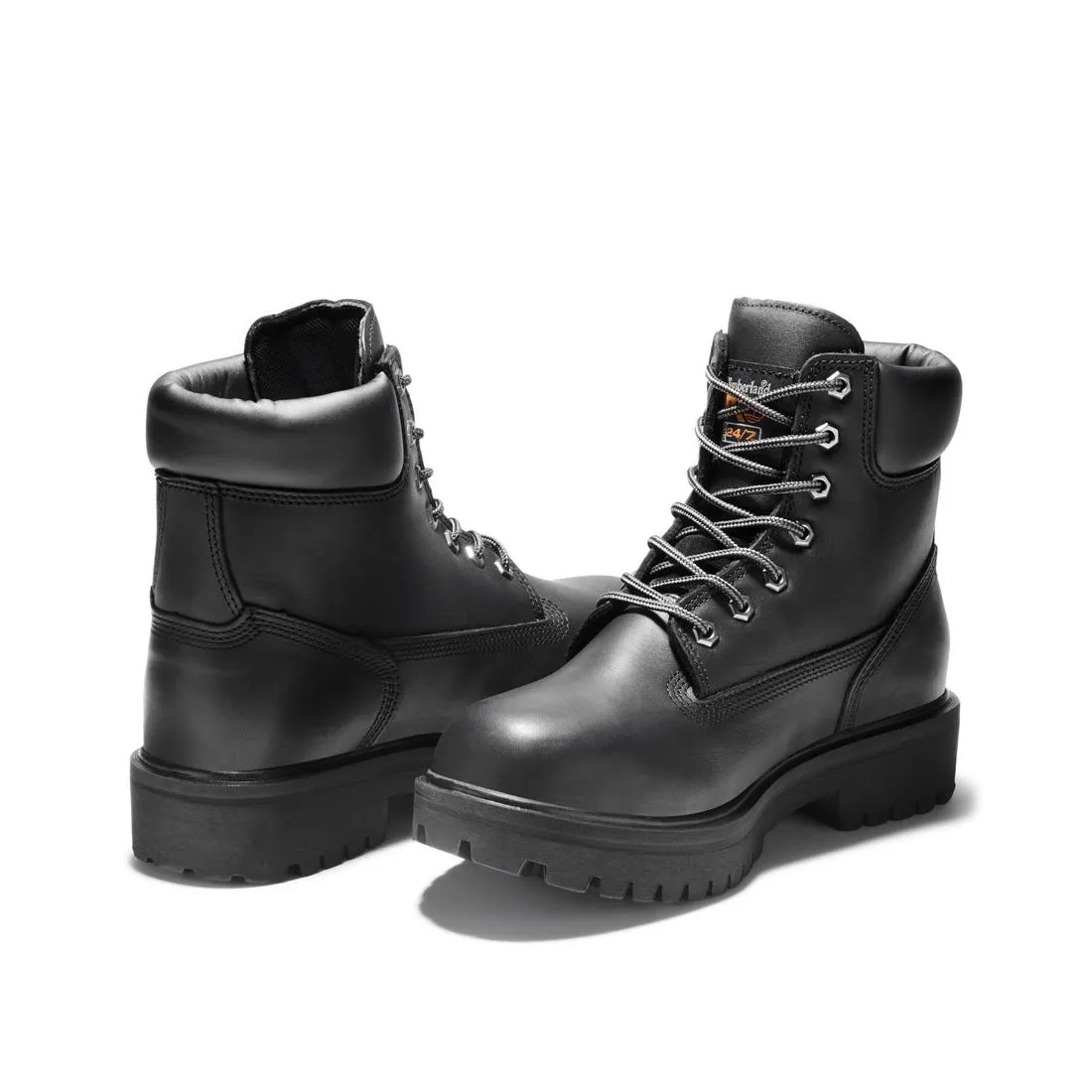 Direct Attach 6 Inch Steel-Toe Waterproof Ins 200G Work Boot Black