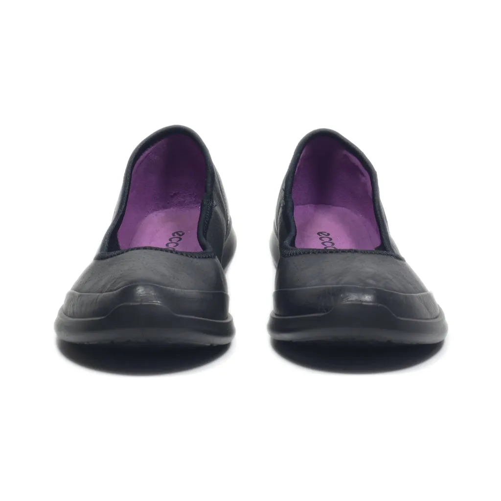 Ecco Ballerinas Canvas Black Colour For Women