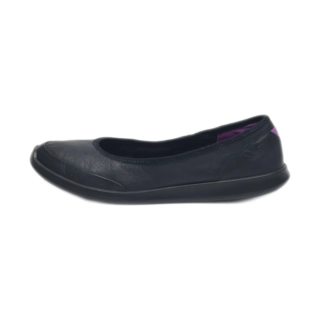 Ecco Ballerinas Canvas Black Colour For Women