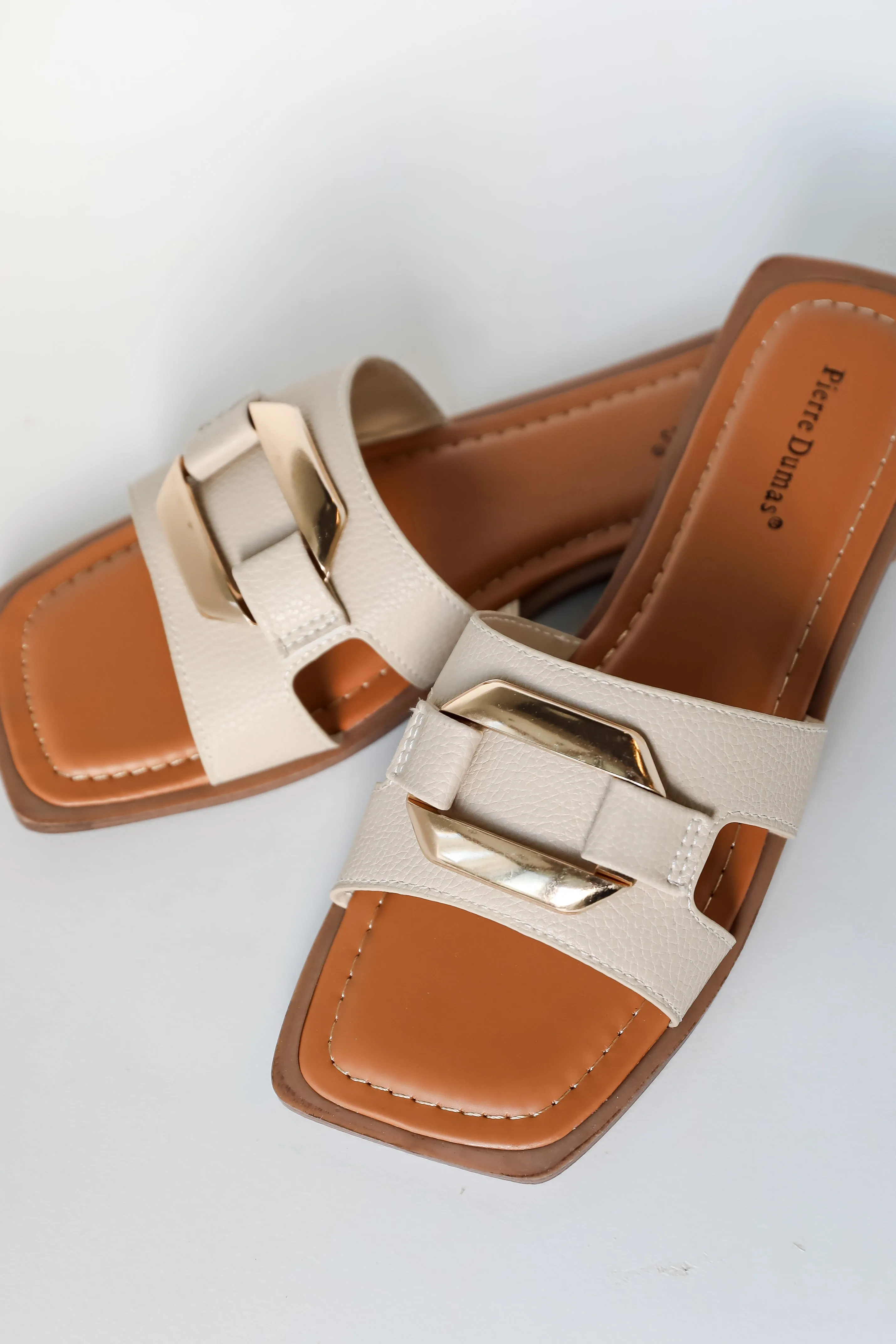 FINAL SALE - Timeless Memories Nude Slide Sandals