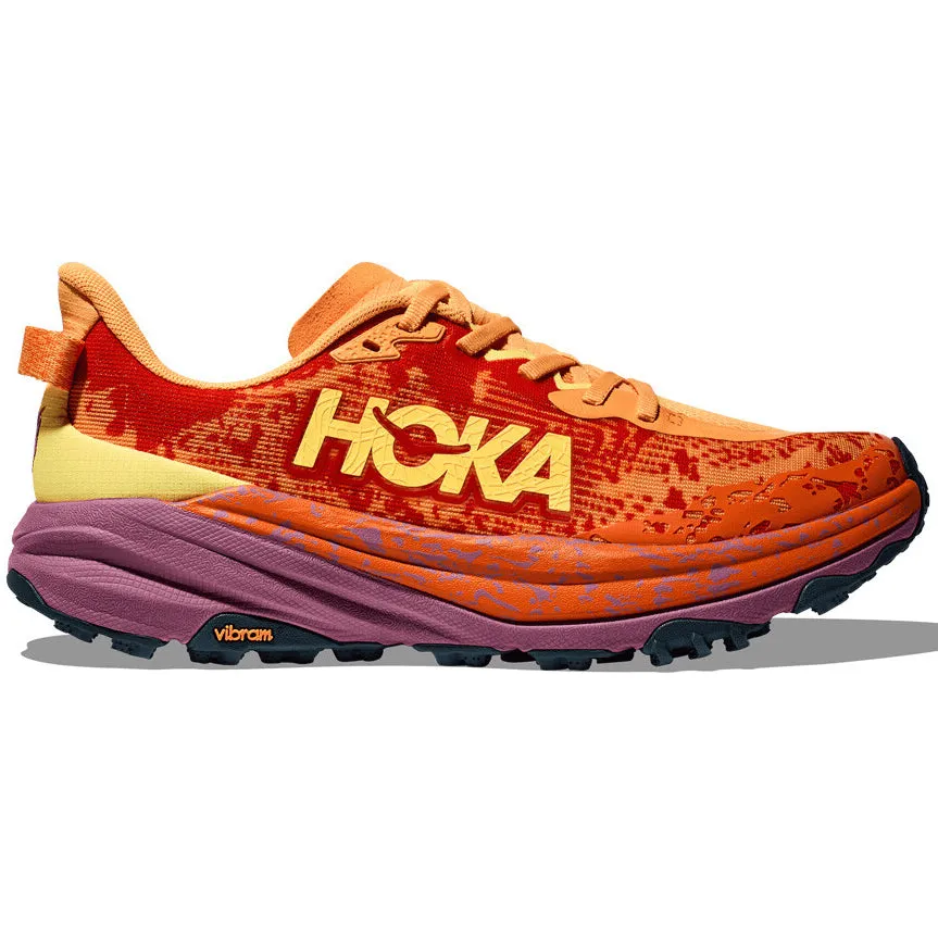 Hoka Men's Speedgoat 6 Trail Running Shoes Sherbet / Beetroot