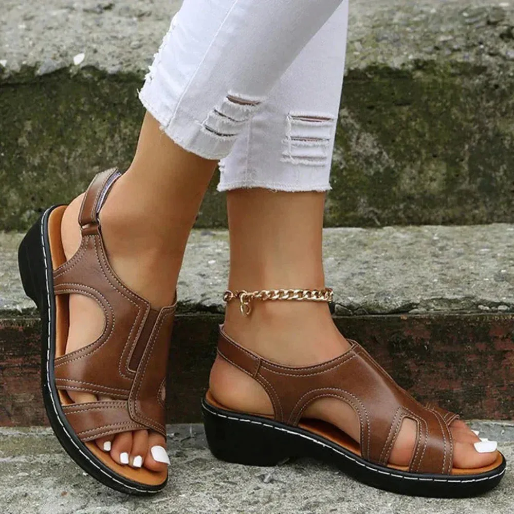 Jacel Supportive Leather Sandals