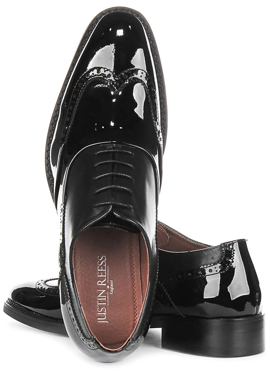 Justinreess England Harry In Black Patent For Men