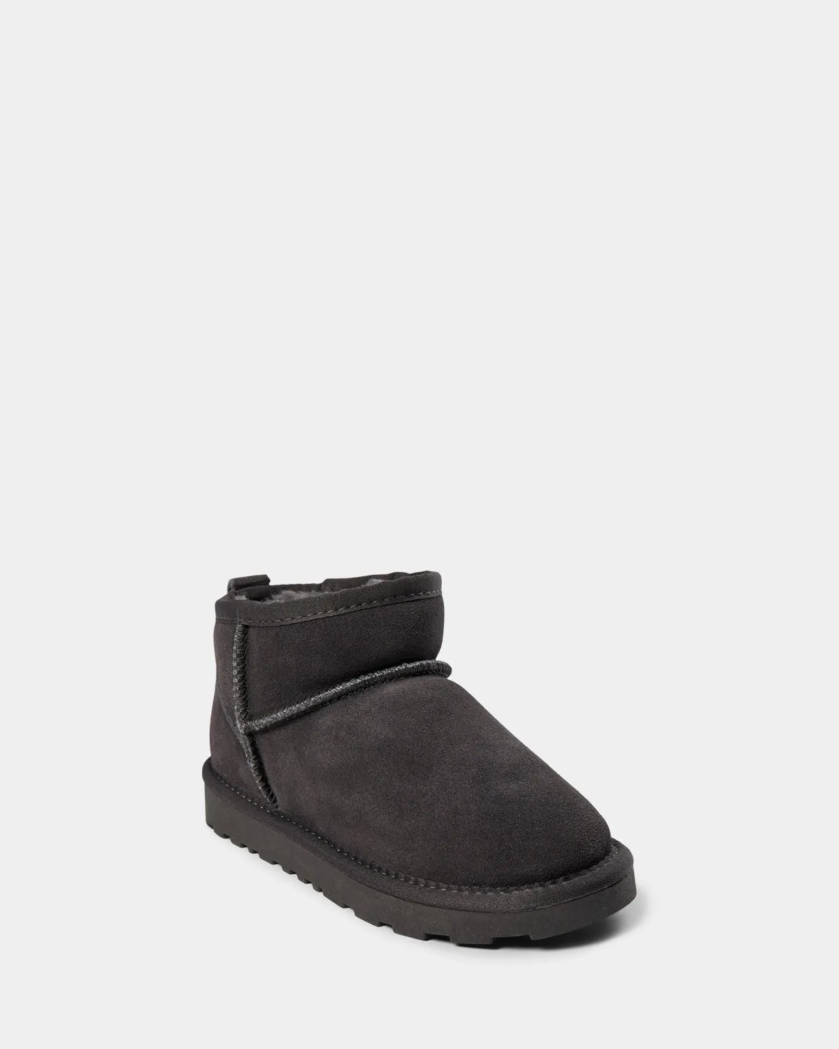 KELLIESY TEDDY BOOT - Dark grey