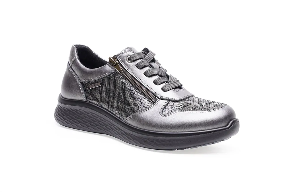 Ladies G-Comfort Lace Shoes Antracite Grey P-819ZG