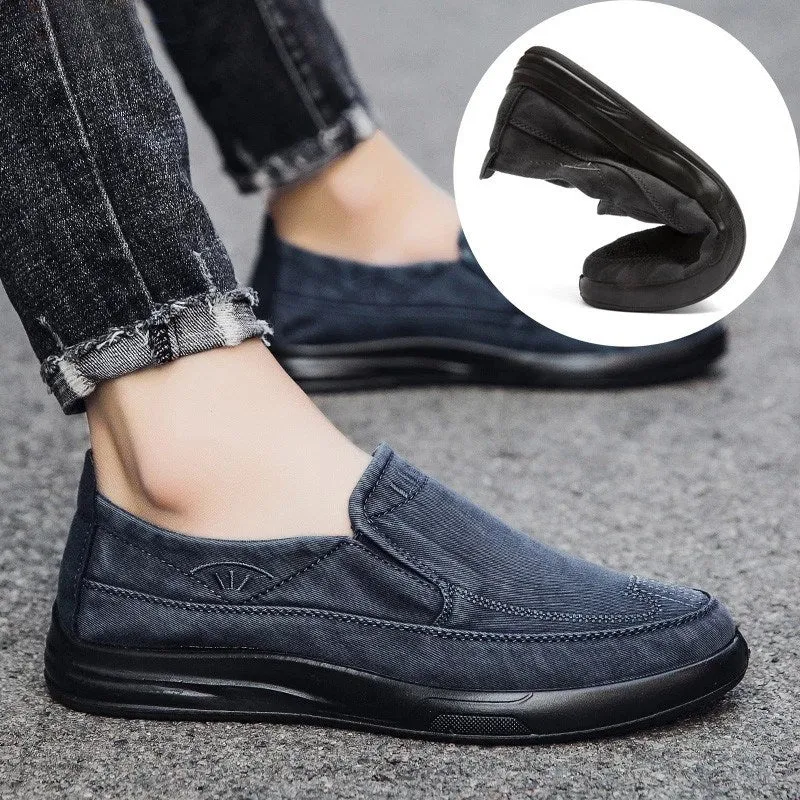 Men Shoes High Quality Retro Denim Canvas Sheos Soft Comfortable Men Casual Shoes