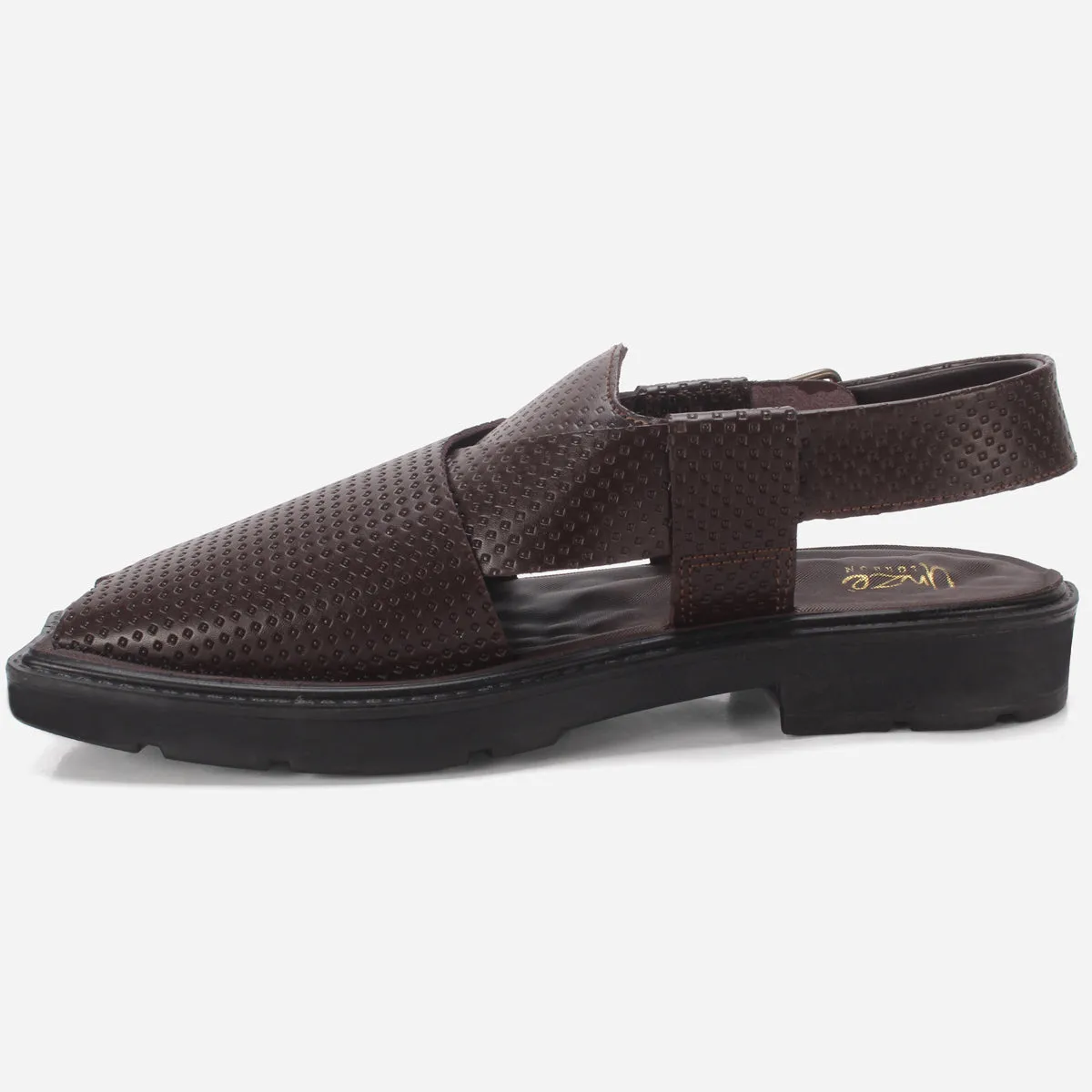 Mens "KENYON" Leather Peshawari Sandals