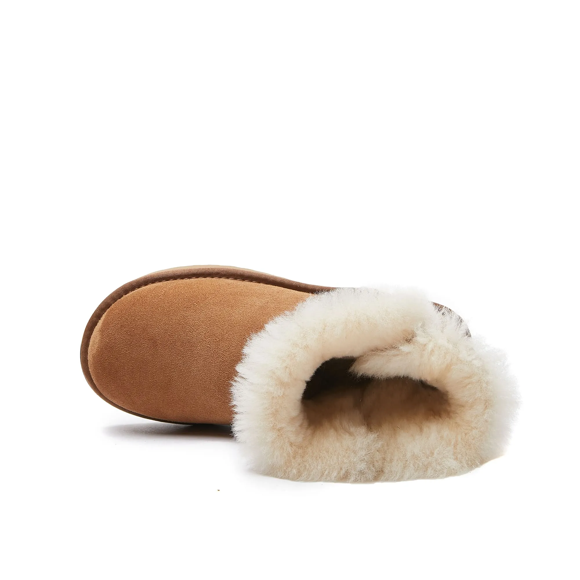 Mini Ugg Boot - Alora Women's Single Button Mini Sheepskin Boot