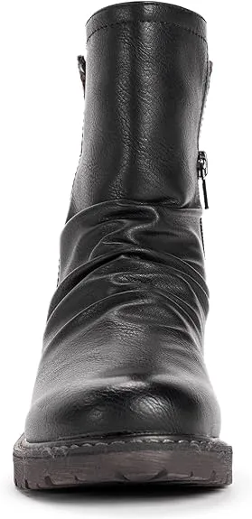 Muk Luks Women's Lukees Logger Banff Boots Fashion