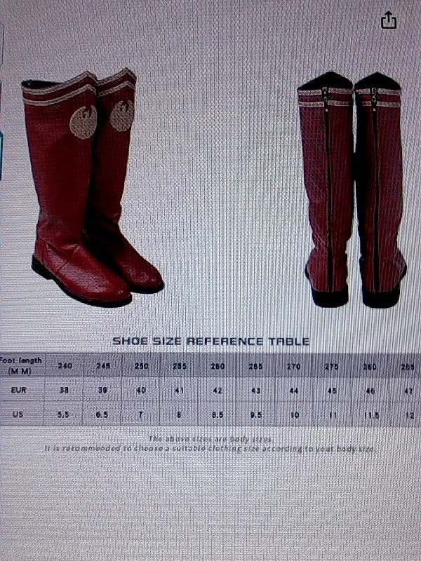 Mzxdy Women's Homelander Cosplay Over Knee Closed Toe Boots Size 42