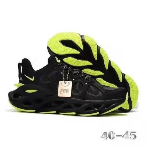 NAM 2019 Men Running Black and Lemon Sneakers