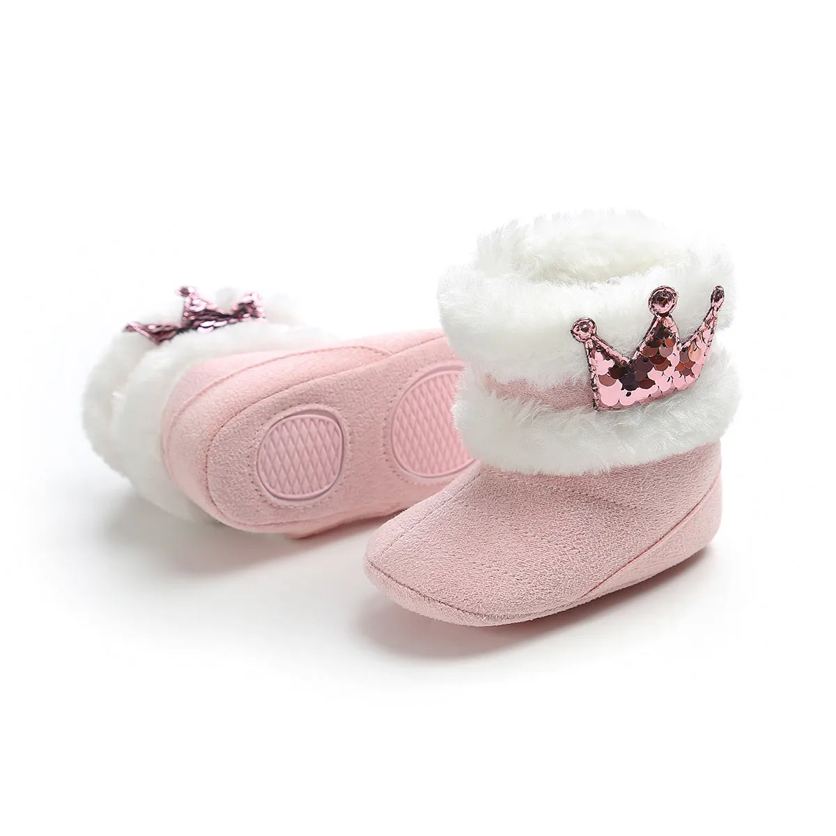 newborn infant winter baby boots warm kids girl snow shoes