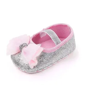 Newborn Princess Shoes Soft Sole Bow Baby Shoes