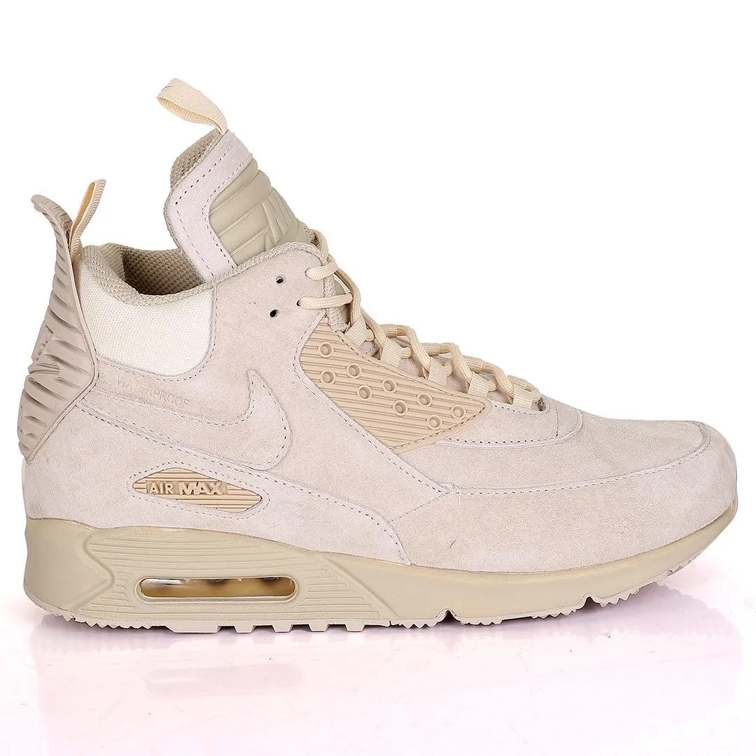 Nk Max 90 Suede Sneakerboot  Ice - Beige