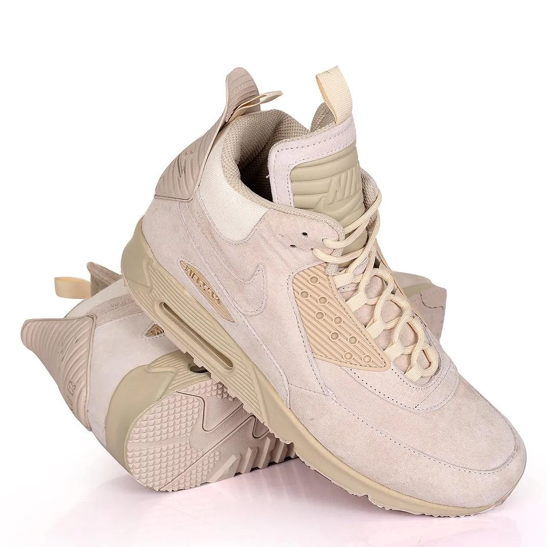 Nk Max 90 Suede Sneakerboot  Ice - Beige