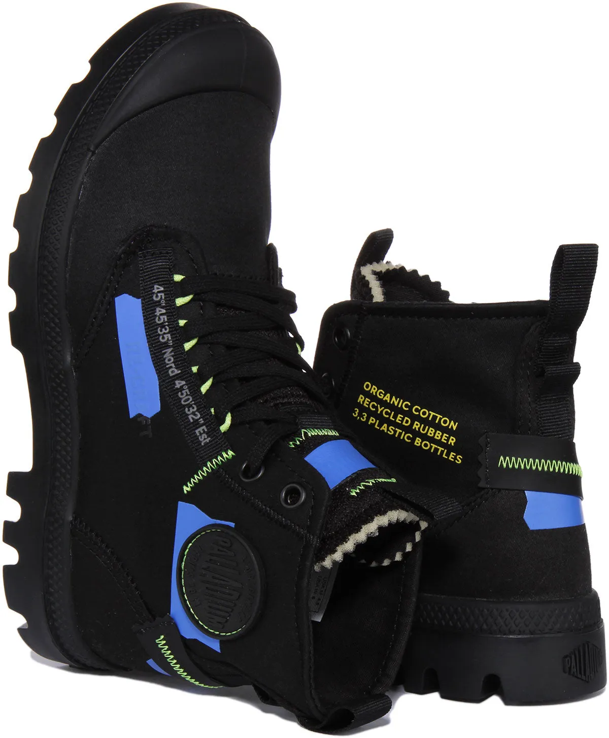 Palladium Pampa Hi In Blue Black