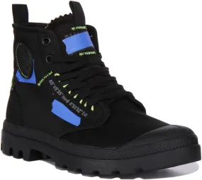 Palladium Pampa Hi In Blue Black