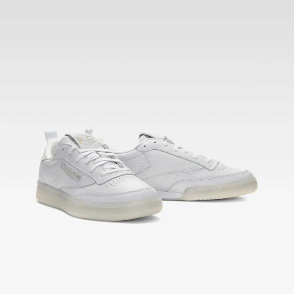 Reebok Footwear Men Club C 85 PL Shoes FTWWHT/GOLDMT/PURGRY