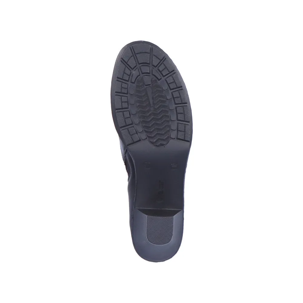 Rieker Trouser Shoes Black Work Shoes Zip 57173-02 sale