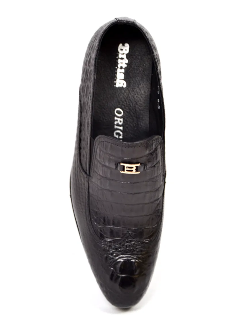 Shiraz Croc Leather Shoes - Timeless Elegance and Long-Lasting Style