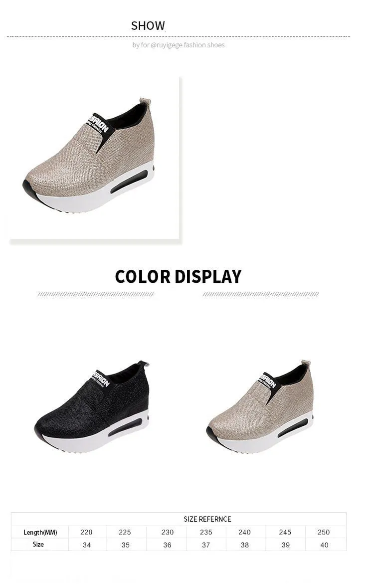 Stylish elegant sneakers - Women's shoes