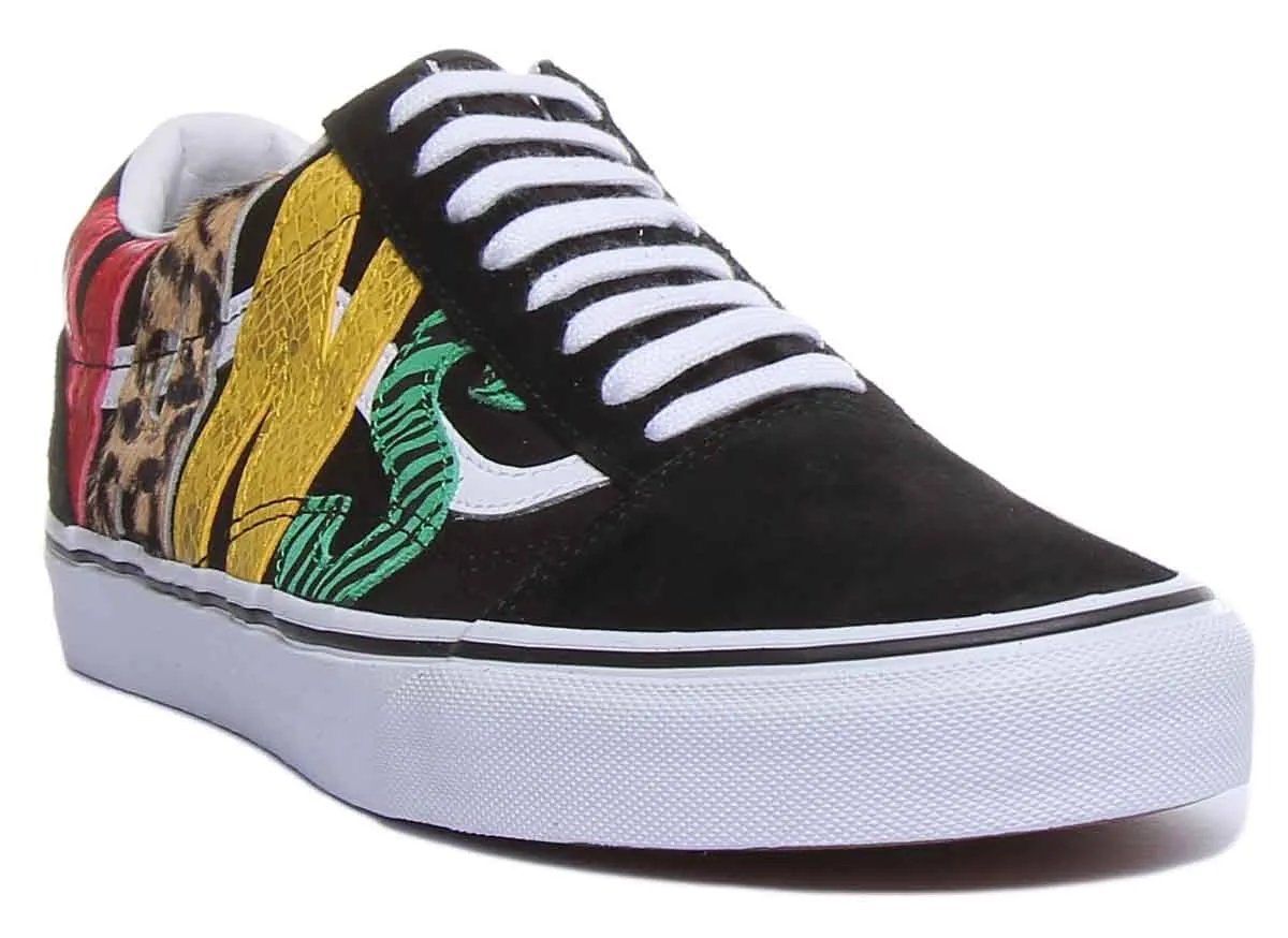 Vans Classic Old Skool In Black Multi For Men