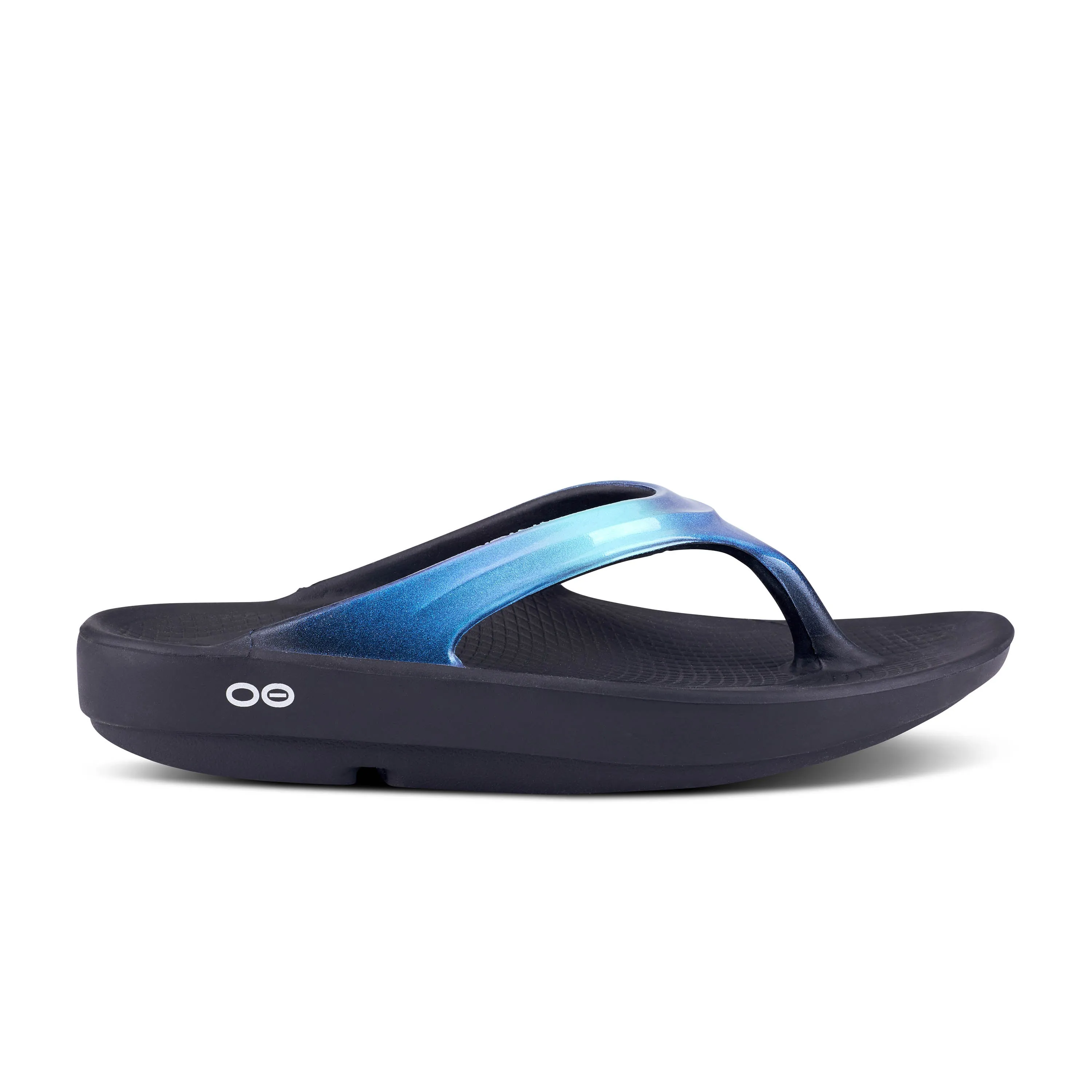 Women's Oofos OOlala Thong Color: Atlantis