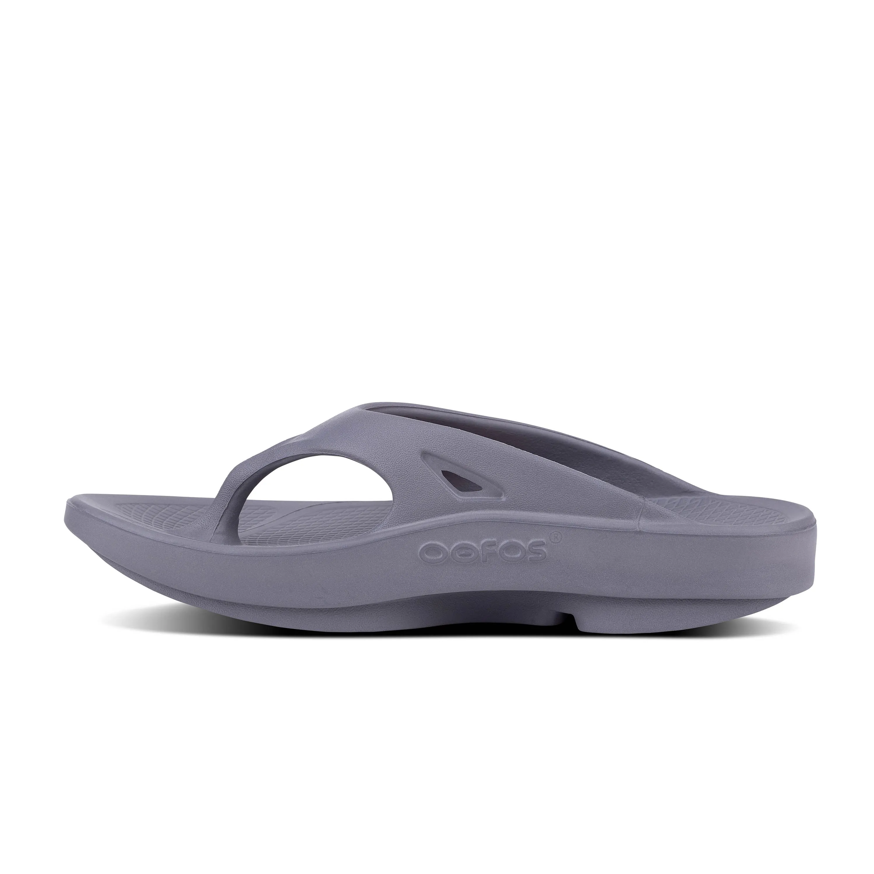 Women's Oofos OOriginal Thong Color: Slate